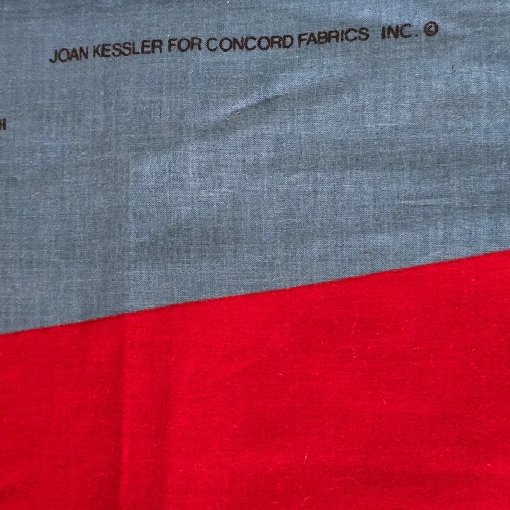 Joan Kessler Concord Fabrics Gentle Sarah & Little‎ Anne Doll Fabric Panel Blue